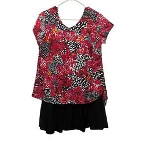 Beautyform Wireless‎ Patterned One Piece Swim Dress